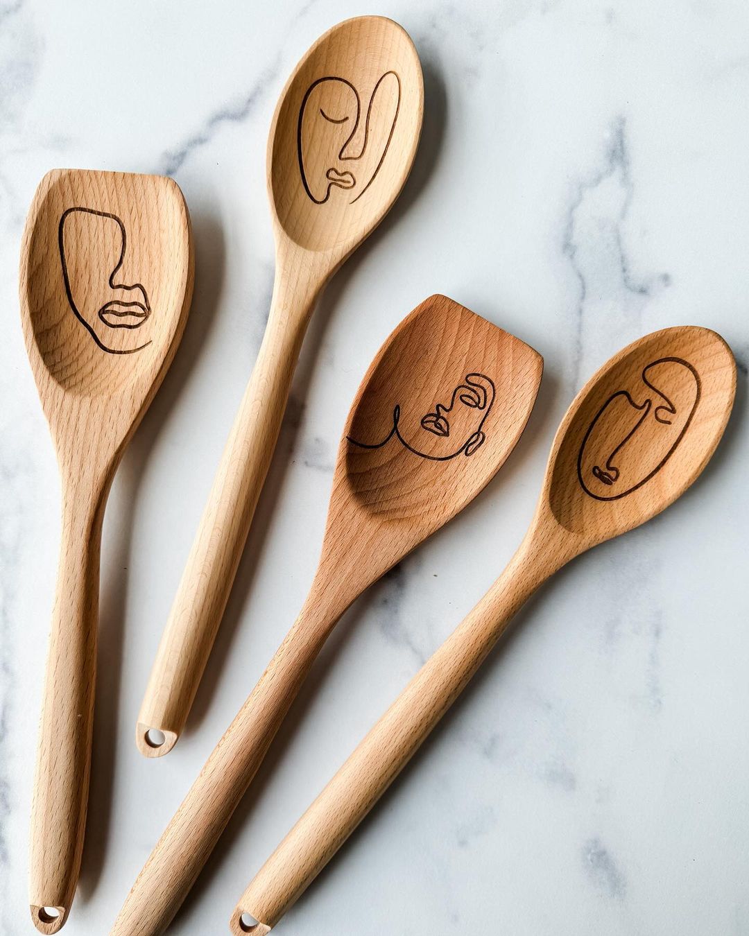 Personalized Engraved Wooden Spoon Set: A Thoughtful Gift for Every Kitchen
